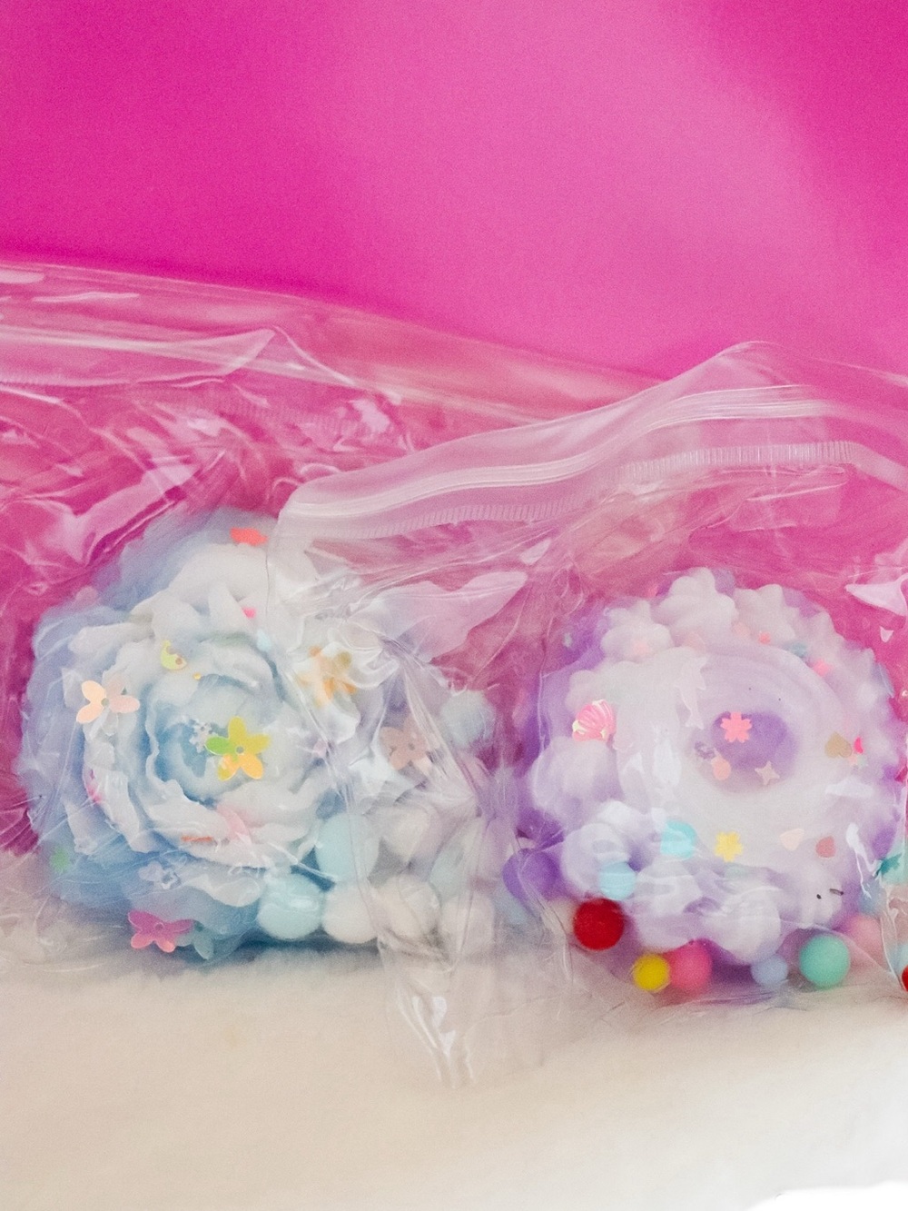 Squishy Toys flower and cake .